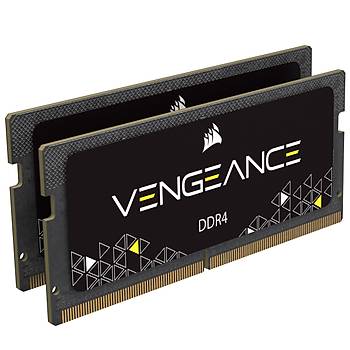 Corsair CMSX8GX4M1A3200C22 8GB(1x8GB) DDR4 3200MHz CL22 Vengeance Notebook Sod�mm Siyah Bellek