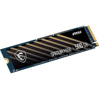 MSI Spatium M450 500GB PCIe 4.0 NVMe M.2  V1 3000/2000MB/s SSD Disk