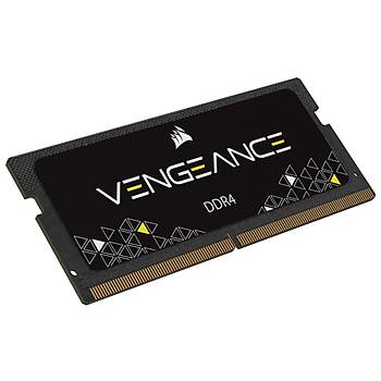 Corsair CMSX8GX4M1A3200C22 8GB(1x8GB) DDR4 3200MHz CL22 Vengeance Notebook Sod�mm Siyah Bellek