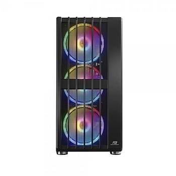 Powerboost VK-H002B USB3.0 4x14cm ARGB Fanl� Siyah Kasa