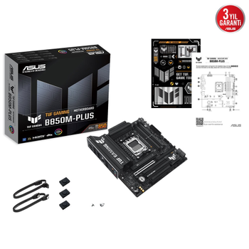 Asus TUF Gaming B850M-PLUS 4xDDR5 3x M.2 HDMI DP Type-C AM5 mATX Anakart