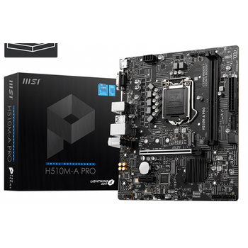 Msi H510M-A PRO DDR4 3200MHz HDMI M.2 mATX 1200p Anakart
