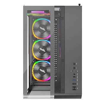 1St Player Rt7 Siyah D�g�tal 850W 80+ Gold Full Mod�ler 4X12CM Argb 3 Tarafl� Temperli Cam USB 3.0 - Type C Atx Kasa