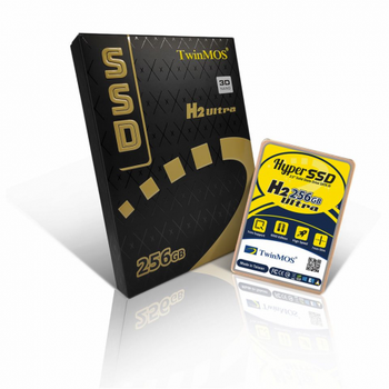 TwinMOS TM256GH2UG, 256GB, 2.5" SATA3, SSD, 580-550Mb/s, 3DNAND, Black