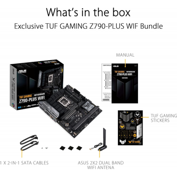 Asus Tuf Gaming Z790-PRO Wi-Fi Intel LGA1700 DDR5 ATX Anakart