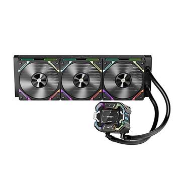 1St Player X Starship 360mm Siyah ARGB IPS 2.4 Dijital Ekranl� AM5 / LGA 1851 1700 Premium ��lemci S�v� So�utucu