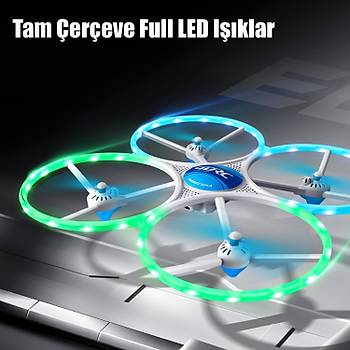 Gepettoys Uzaktan Kumandal� Quadcopter Kameras�z LED I��kl� Ba�lang�� Seviye Drone