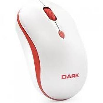 Dark MSW100W Krmz Beyaz Kablosuz Mouse