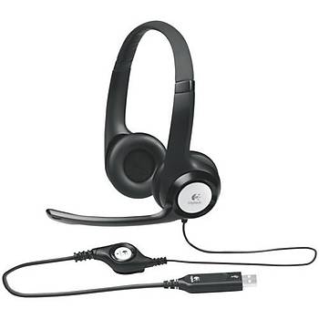 Logitech H390 Mikrofonlu Kulaklk Siyah 981-000406