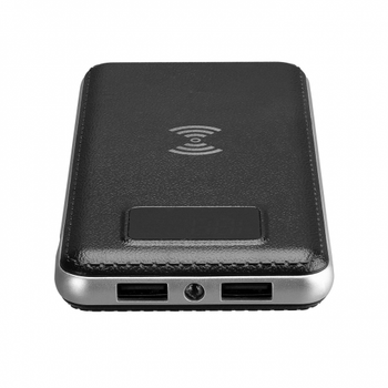 S-link IP-G10W 10.000mAh LCD G�stergeli Kablosuz Siyah Powerbank