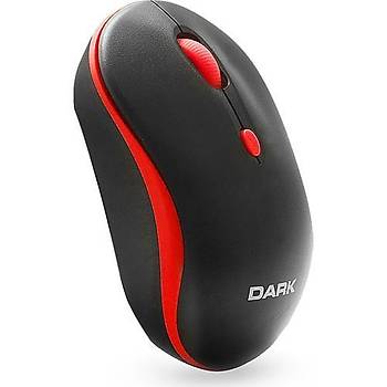 Dark MSW100R Kablosuz Mouse - Kýrmýzý/Siyah