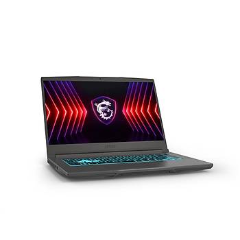 MSI NB Thin 15 B12VE-1625XTR I5-12450H 16GB DDR4 RTX4050 GDDR6 6GB 512GB SSD 15.6 FHD 144Hz FreeDos Gaming Laptop