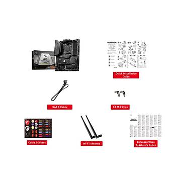 MSI MAG B650 TOMAHAWK WIFI AM5 DDR5 6600MHZ(OC) HDMI DP M.2 USB3.2 2.5G LAN WIFI 6E ATX ANAKART