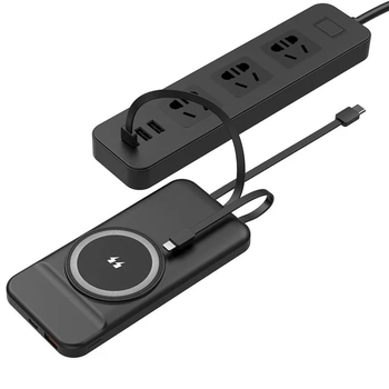 PowerBoost MAG 120B 10000mAh 15W Magsafe 22.5W Siyah Kablosuz Ta��nabilir �arj Cihaz� Powerbank