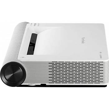 Viewsonic X2000L-4K 3840x2160 4K 2000AL Ultra K�sa Mesafe Aak�ll� Lazer Projeksiyon Beyaz