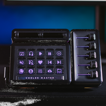 Cooler Master Master Hub Creator Kit IPS Display Roller Fader Yay�n Kontrolc�s�