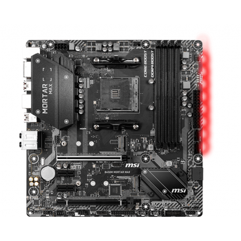 Msi B450M Mortar Max AMD B450 Soket AM4 DDR4 4133(OC)MHz mATX Gaming Anakart