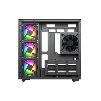 PowerBoost PBA4375B-750W 80+ 7x12cm ARGB Fanl� Gaming Siyah Kasa