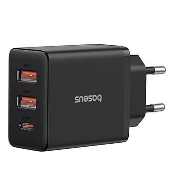 Baseus Cube P10111402113-00 Siyah 2U+C 30W Hızlı Şarj Cihazı