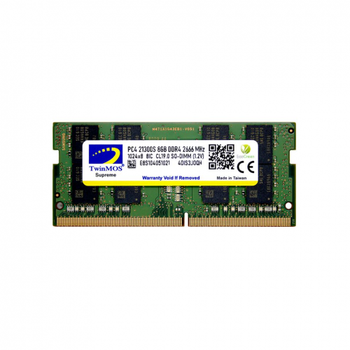 Twinmos 8 GB 2666 MHz DDR4 CL19 SODIMM MDD48GB2666N Ram