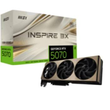 MSI RTX 5070 12G INSPIRE 3X OC RTX5070 12GB GDRR7 192B DX12 PCIe 5.0 X16 Ekran Kart�