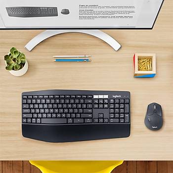 Logitech MK850 Kablosuz Performans  920-008230 Bluetooth USB Q TR  Klavye Mouse Set