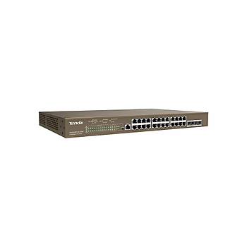 Tenda TEG5328P-24 24 Port 10/100/1000 Mbps Y�netilebilir Switch