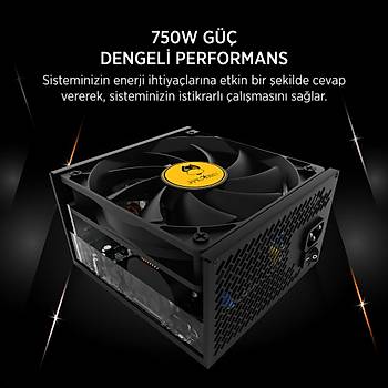 James Donkey JDP750 APFC 12CM 750W Bronze 80+ G�� kayna��