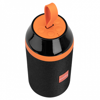 Asonic AS-04 2x5W USB TF Kart AUX 1200mAh Batarya Bluetooth V5.0 Kablosuz Tanabilir Speaker (Siyah Turuncu)