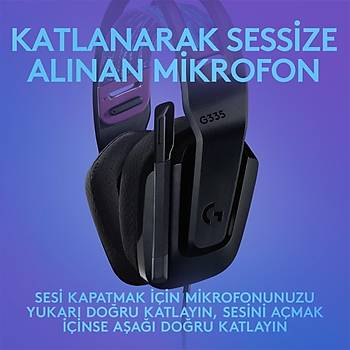 LOGITECH G335 WIRED GAMING HEADSET SIYAH 981-000978
