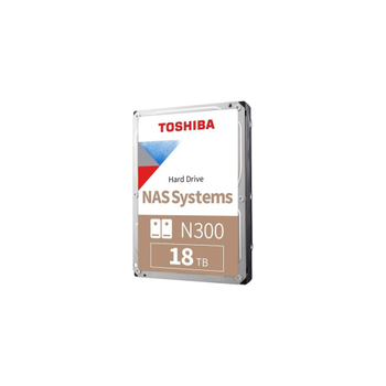Toshiba N300 HDWG51JUZSVA 3.5 18Tb 512Mb 7200 Rpm SATA3 7/24 Nas Server Harddisk