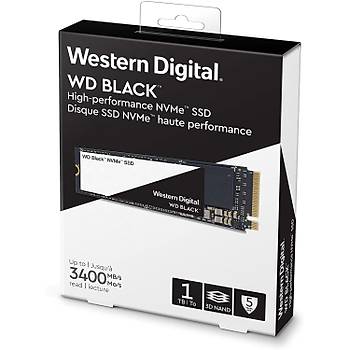 Western Digital Black NVMe SSD 1TB PCIe Gen3 8Gb/s M2 2280 3400MB/s-2800MB/s WDS100T2X0C SSD