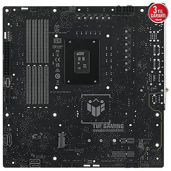 Asus TUF Gaming B760M-BTF Wi-Fi D4 Intel LGA1700 DDR4 Micro ATX Anakart