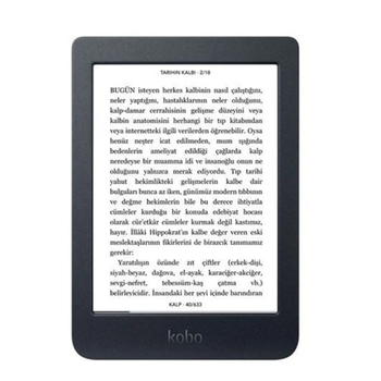 Kobo Nia e-Kitap Okuyucu 6 8GB WiFi (KB-N306-KU-BKK-EP)