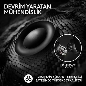 Logitech G Pro X 2 Lightspeed Kablosuz Bluetooth Gaming Kulakl�k - Siyah 981-001263