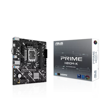 Asus Prime H810M-K Intel H810 Soket 1851 DDR5 6400MHz mATX Gaming (Oyuncu) Anakart