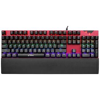 Everest KB-MK7 K�rm�z� USB Bilek Destekli Mekanik Q Red Switch Gaming Oyuncu Klavyesi