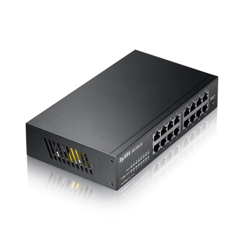 ZyXEL GS1100-16 V3 16 Port GigaBit Y�netilemez Masa�st� Switch