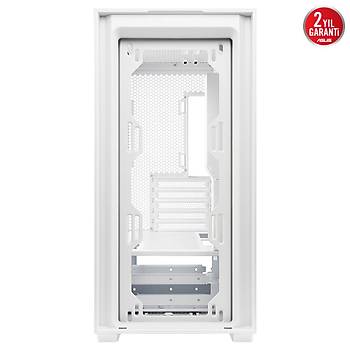 Asus A21 360 MM So�utucu Alan� 380 MM 'E Kadar GPU Alan� Standart ATX PSU Deskekli Gizli Kablo B�lmeli Micro-ATX Kasa Beyaz
