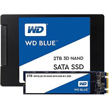 Western Digital Blue SSD 2TB 3D Nand 2.5 560MB/s-530MB/s WDS200T2B0A SSD