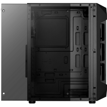 Gamdas Aura GC1 750W Tempered Glass Mesh ARGB Micro ATX Gamng Kasa