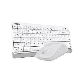 A4 Tech FG1112 2.4 Q FN-MM Mini Klavye+Mouse Set Beyaz