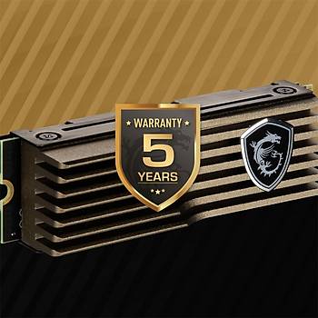MSI Spatium M570 PCle 5.0 NVMe M.2 2TB 10000/9500Mbs SSD