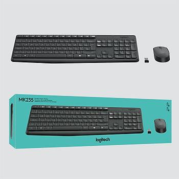 Logitech MK235 Kablosuz Klavye & Mouse Seti-Gri 920-007925