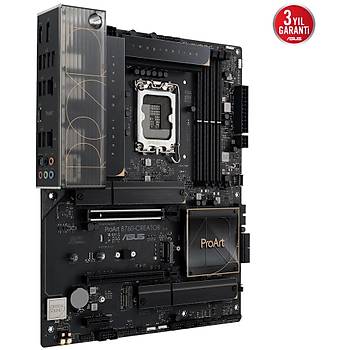 Asus ProArt B760-CREATOR 7800Mhz DDR5 3XM2 1700P ATX Anakart