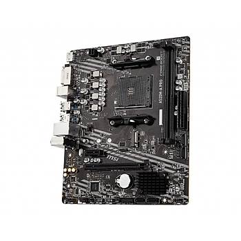 Msi A520M-A Pro AM4 DDR4 4600(OC) DVI HDMI M.2 Usb3.2 Matx Anakart