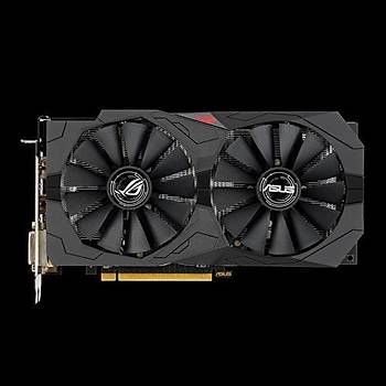 Asus Radeon Rog Strix RX570-O8G-Gaming 8GB GDDR5 256Bit 1300Mhz OC 2xDVI 1xHDMI 1xDP Ekran Kart