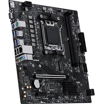 MSI Pro A620AM-B Evo AM5 DDR5 6800Mhz(OC) ARGB M.2 USB3.2 JARGB_V2 mATX Anakart