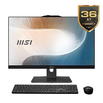 MSI Modern AM242P 12M-411XTR 23.8 FHD I7-1260P 32GB DDR4 1TB SSD Dos Siyah All In One Bilgisayar