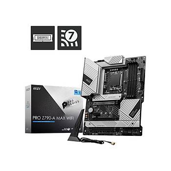 MSI PRO Z790-A MAX WIFI DDR5 7800MHz M.2 HDMI WİFİ ATX 1700p Anakart